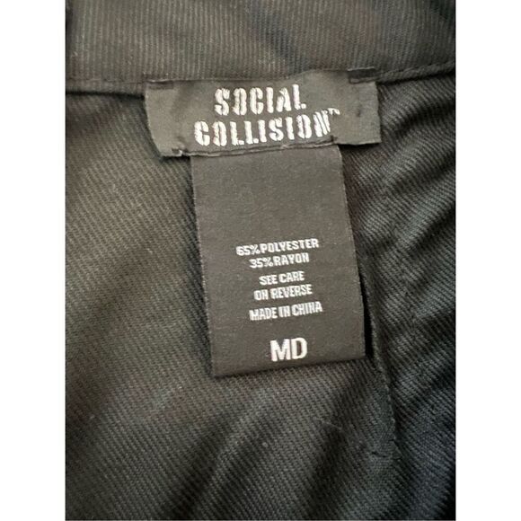 Brown Plaid Pleated Suspender Skirt (Med) - Picture 6 of 7